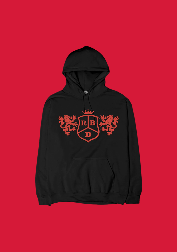 RBD Black Emblem Hoodie Front 2