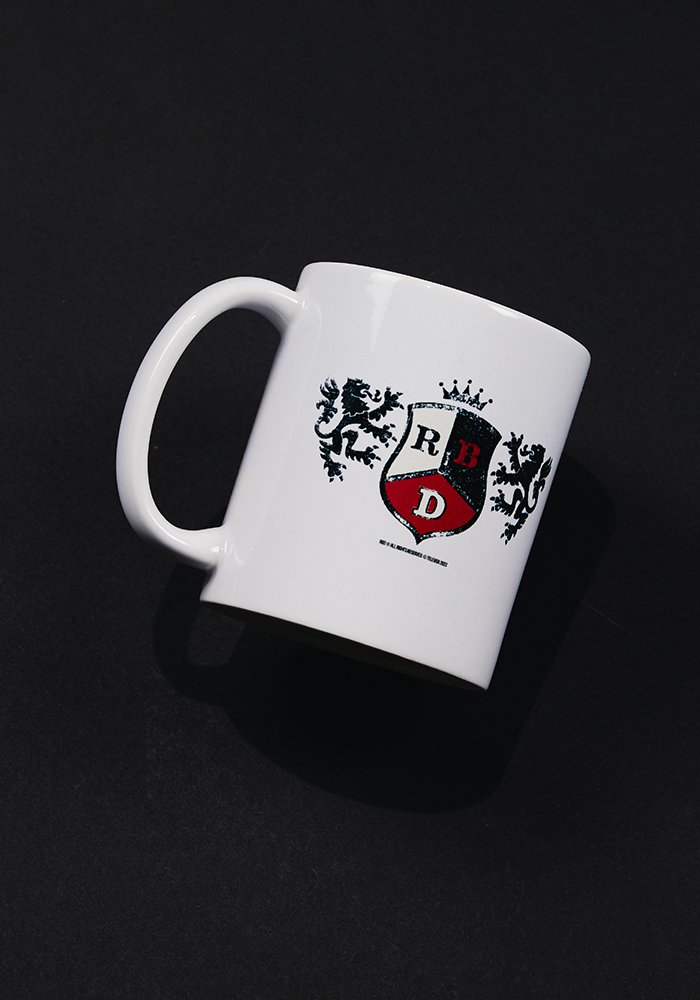 RBD White Emblem Mug Front