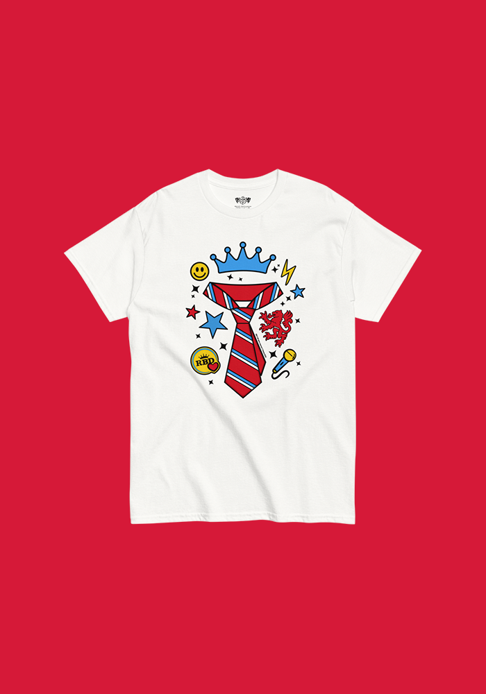 RBD Tie Icon White Tee