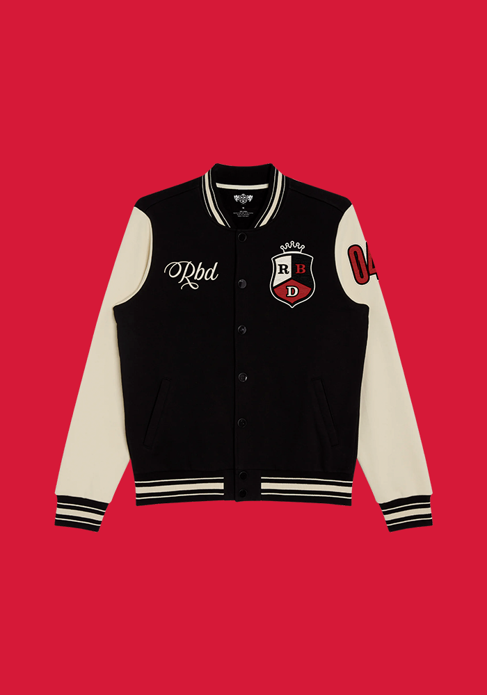 RBD Black Letterman Jacket