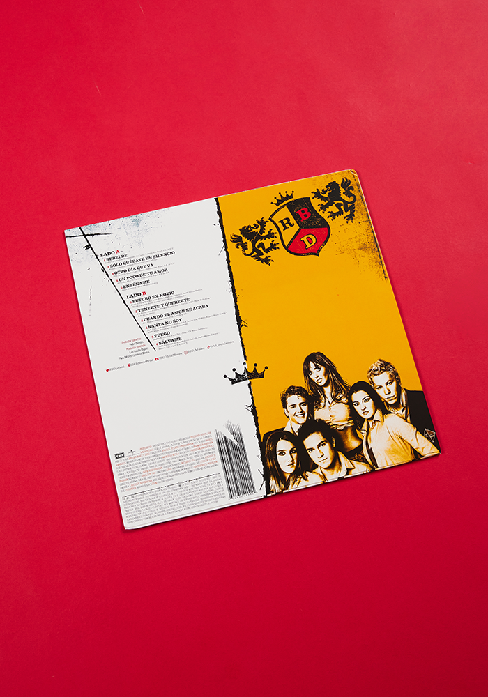 Rebelde 1LP Vinyl Back