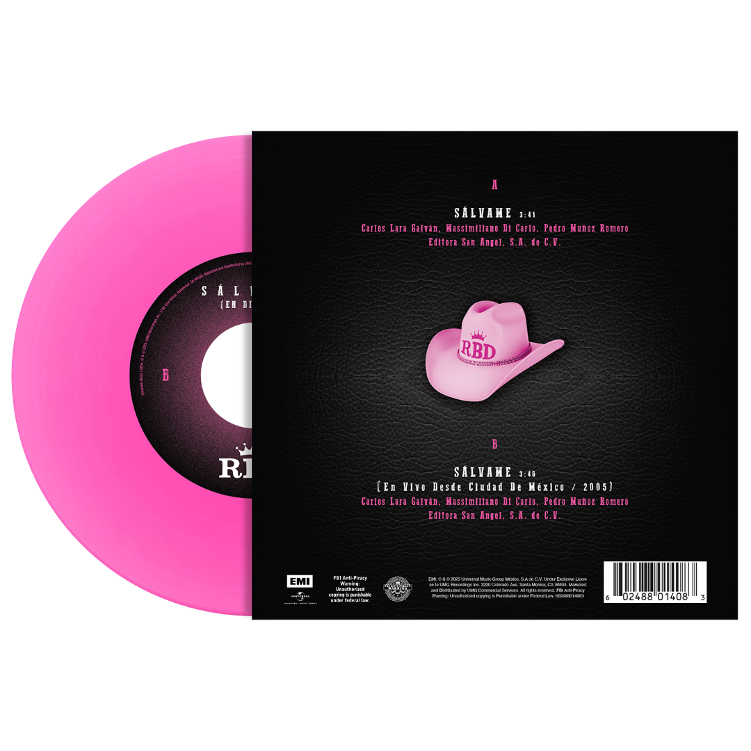 Sálvame - 7" Vinyl - Singles Day Exclusive back